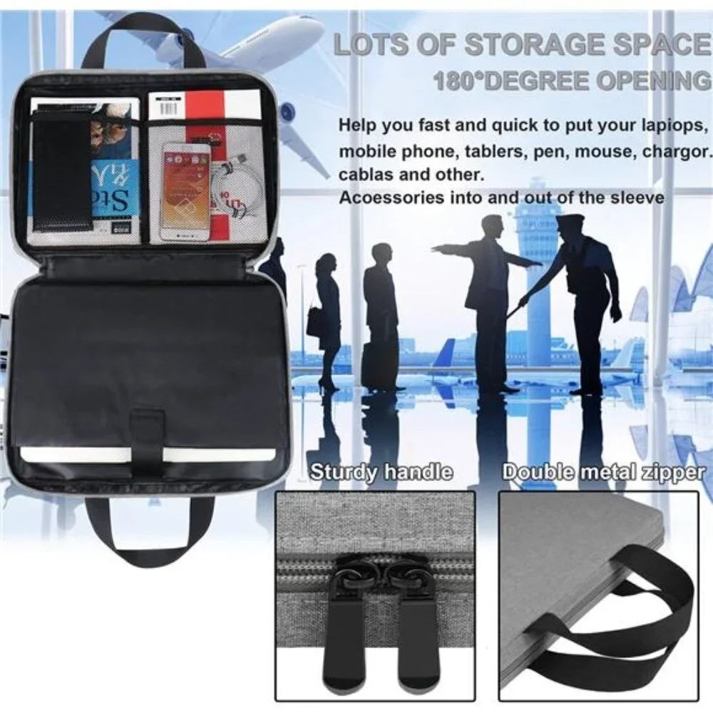 Laptop Case 15.6 inch, Water Resistant Briefcase Laptop Sleeve Protective Cover